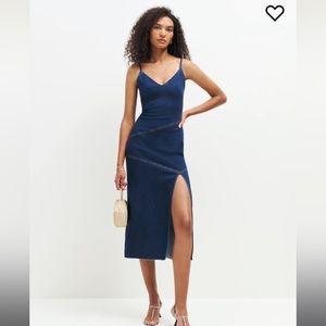 NWT Reformation Novelle Midi Dress